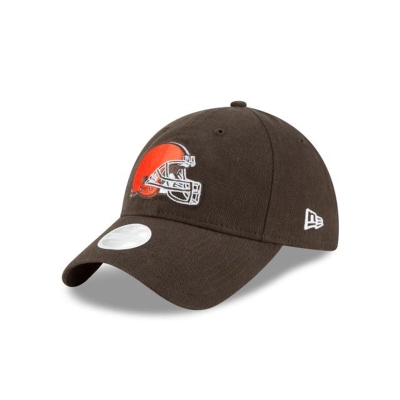 Brown Cleveland Browns Hat - New Era NFL Preferred Pick 9TWENTY Adjustable Caps USA6082593